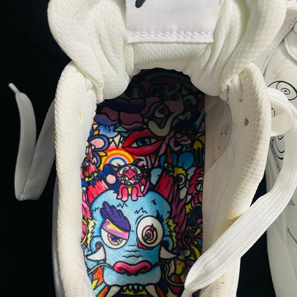 Skechers White Athletic Shoes Retro Design - Picture 6 of 9